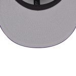 Official Los Angeles Lakers mens los angeles lakers new era gray chenille band 9fifty snapback hat | Lakers Shop