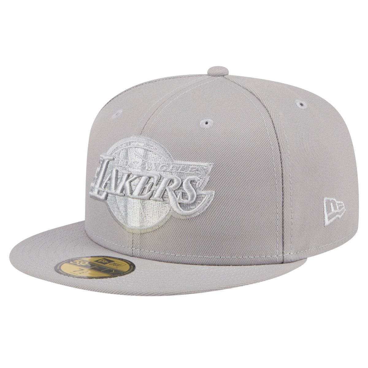 Official Los Angeles Lakers mens los angeles lakers new era gray color pack 59fifty fitted hat | Lakers Shop