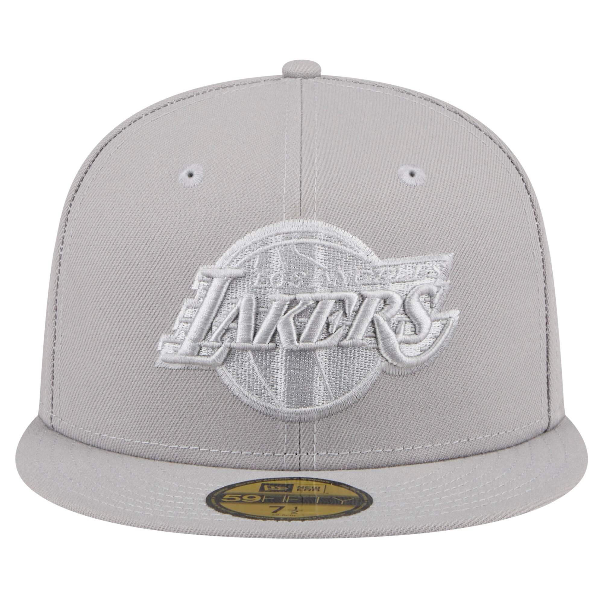 Official Los Angeles Lakers mens los angeles lakers new era gray color pack 59fifty fitted hat | Lakers Shop