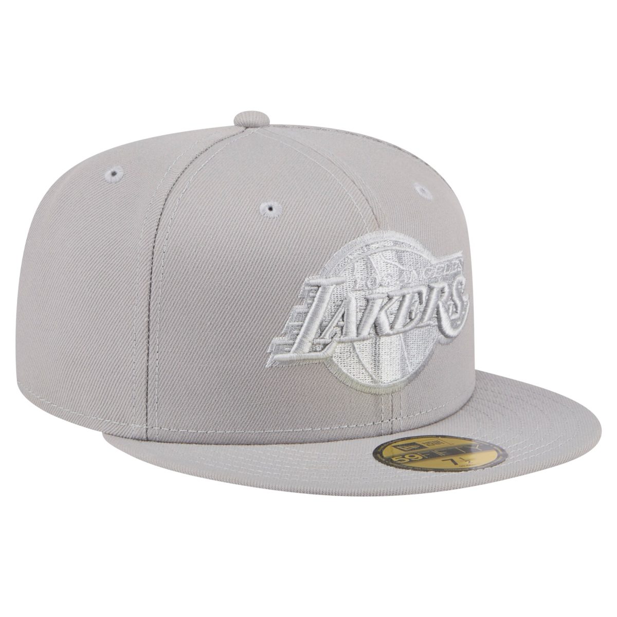 Official Los Angeles Lakers mens los angeles lakers new era gray color pack 59fifty fitted hat | Lakers Shop