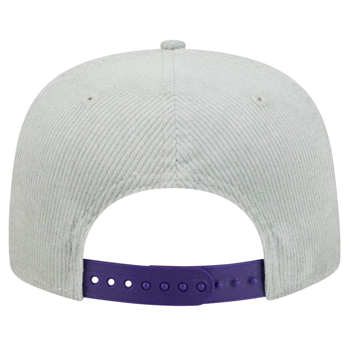 Official Los Angeles Lakers mens los angeles lakers new era gray throwback corduroy golfer snapback hat | Lakers Shop