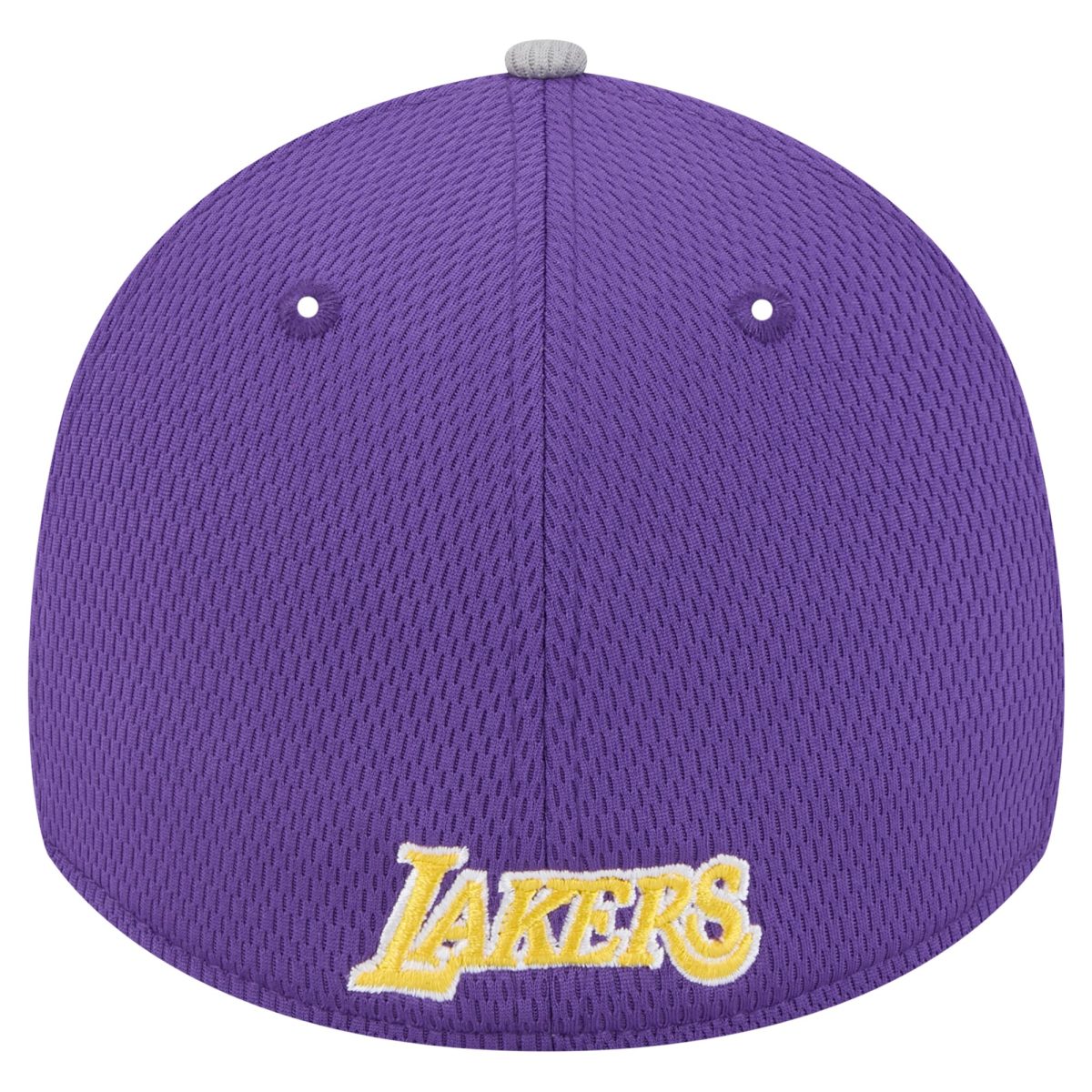 Official Los Angeles Lakers mens los angeles lakers new era graypurple active trim 39thirty flex hat | Lakers Shop