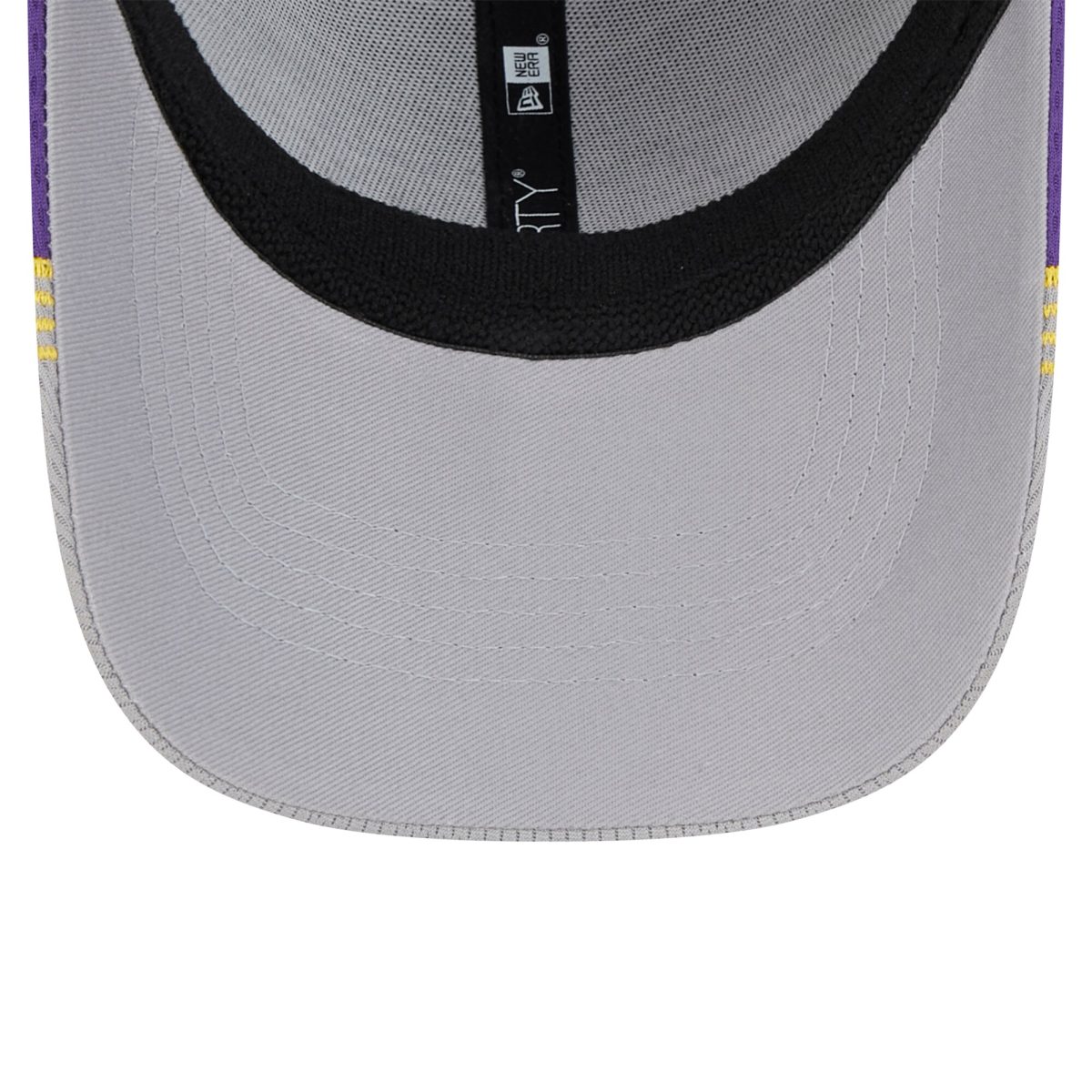 Official Los Angeles Lakers mens los angeles lakers new era graypurple active trim 39thirty flex hat | Lakers Shop