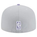 Official Los Angeles Lakers mens los angeles lakers new era graypurple color pack 2-tone 59fifty fitted hat | Lakers Shop