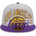 Official Los Angeles Lakers mens los angeles lakers new era graypurple tip-off two-tone 59fifty fitted hat | Lakers Shop