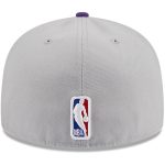 Official Los Angeles Lakers mens los angeles lakers new era graypurple tip-off two-tone 59fifty fitted hat | Lakers Shop