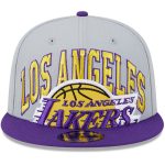 Official Los Angeles Lakers mens los angeles lakers new era graypurple tip-off two-tone 9fifty snapback hat | Lakers Shop