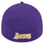 Official Los Angeles Lakers mens los angeles lakers new era heather graypurple two-tone 39thirty flex hat | Lakers Shop