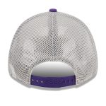 Official Los Angeles Lakers mens los angeles lakers new era khakipurple throwback patch trucker 9forty adjustable hat | Lakers Shop