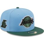 Official Los Angeles Lakers mens los angeles lakers new era light bluegreen two-tone 59fifty fitted hat | Lakers Shop