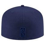 Official Los Angeles Lakers mens los angeles lakers new era navy colorpack a-frame pinch front 59fifty fitted hat | Lakers Shop