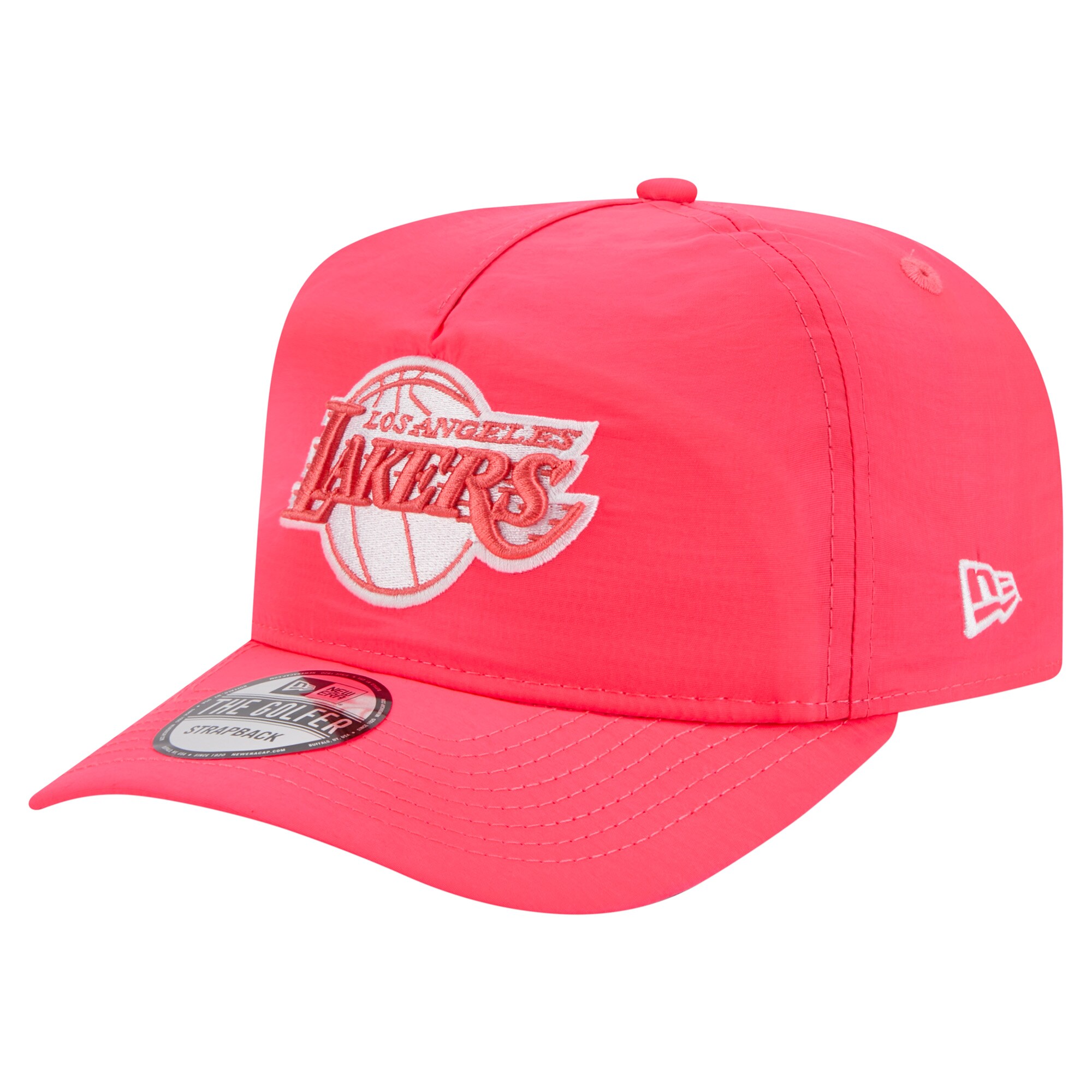 Official Los Angeles Lakers mens los angeles lakers new era pink injection everyday golfer adjustable hat | Lakers Shop