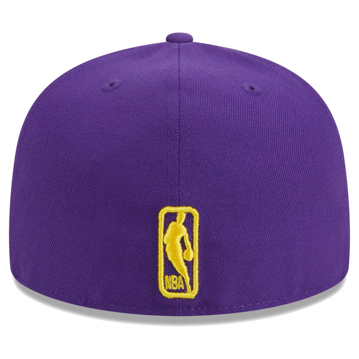 Official Los Angeles Lakers mens los angeles lakers new era purple big arch text 59fifty fitted hat | Lakers Shop