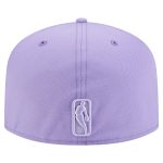 Official Los Angeles Lakers mens los angeles lakers new era purple colorpack a-frame pinch front 59fifty fitted hat | Lakers Shop