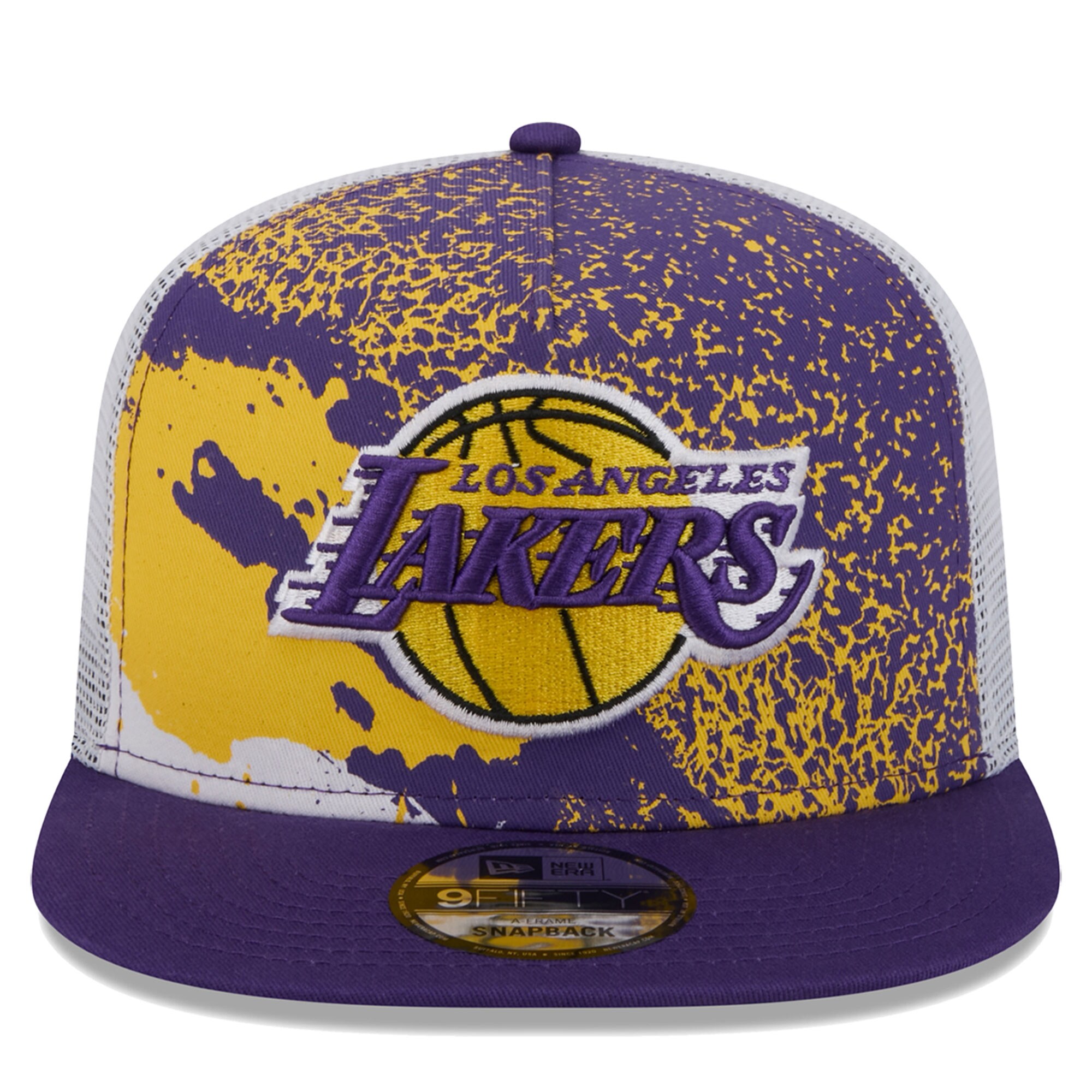 Official Los Angeles Lakers mens los angeles lakers new era purple court sport speckle 9fifty snapback hat | Lakers Shop