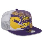 Official Los Angeles Lakers mens los angeles lakers new era purple court sport speckle 9fifty snapback hat | Lakers Shop