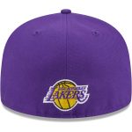 Official Los Angeles Lakers mens los angeles lakers new era purple game day hollow logo mashup 59fifty fitted hat | Lakers Shop