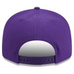 Official Los Angeles Lakers mens los angeles lakers new era purple golden tall text 9fifty snapback hat | Lakers Shop