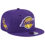 Official Los Angeles Lakers mens los angeles lakers new era purple injection state outline 9fifty snapback hat | Lakers Shop