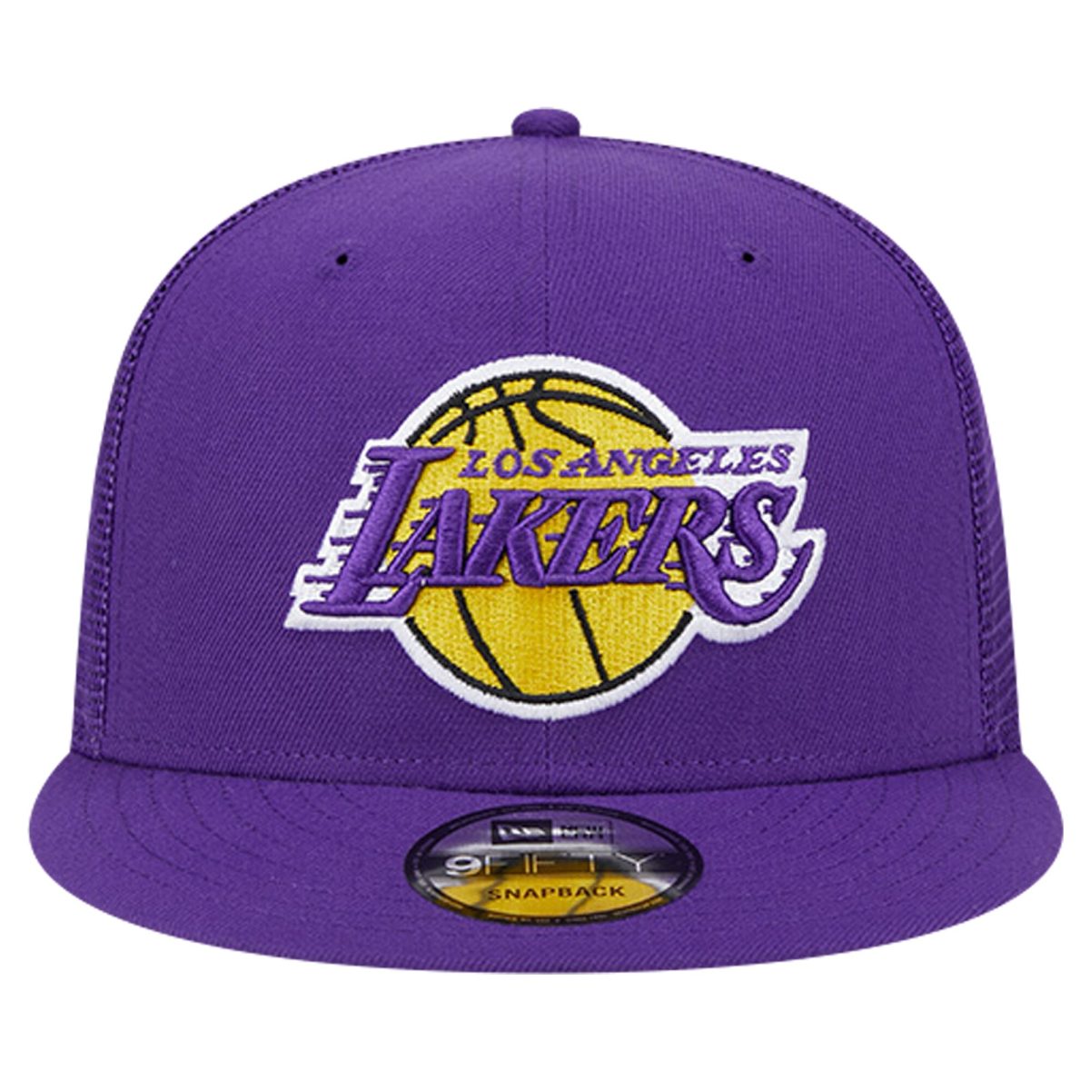 Official Los Angeles Lakers mens los angeles lakers new era purple meshback 9fifty snapback hat | Lakers Shop