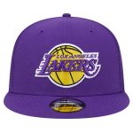Official Los Angeles Lakers mens los angeles lakers new era purple meshback 9fifty snapback hat | Lakers Shop