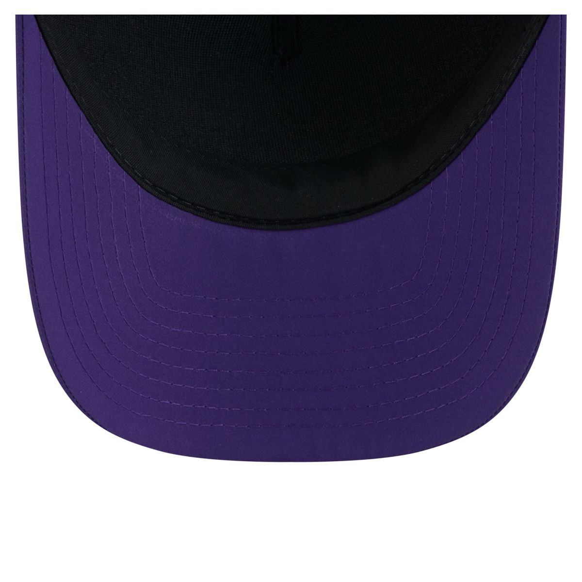 Official Los Angeles Lakers mens los angeles lakers new era purple minimalist a-frame 9forty trucker hat | Lakers Shop