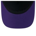 Official Los Angeles Lakers mens los angeles lakers new era purple minimalist a-frame 9forty trucker hat | Lakers Shop