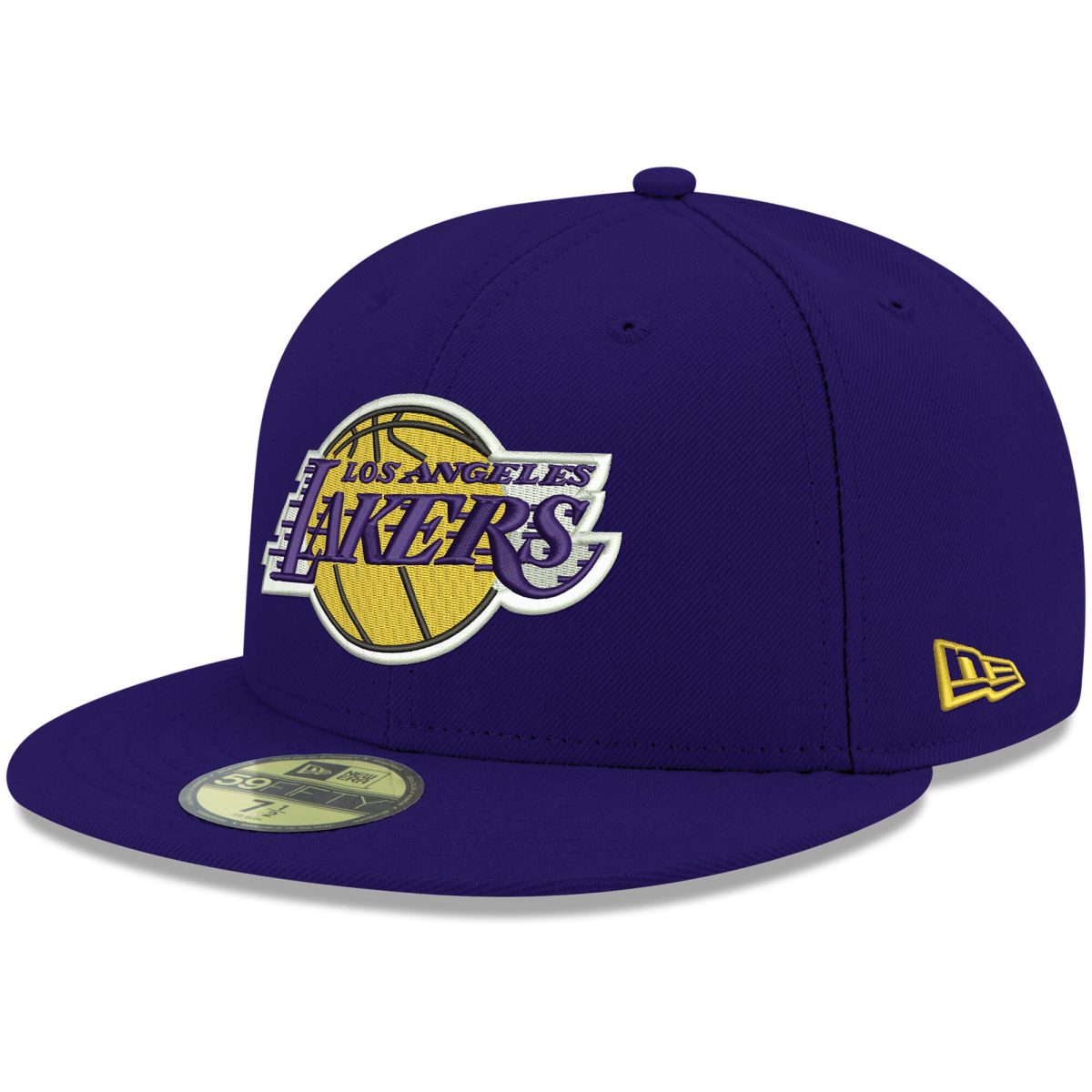 Official Los Angeles Lakers mens los angeles lakers new era purple official team color 59fifty fitted hat | Lakers Shop