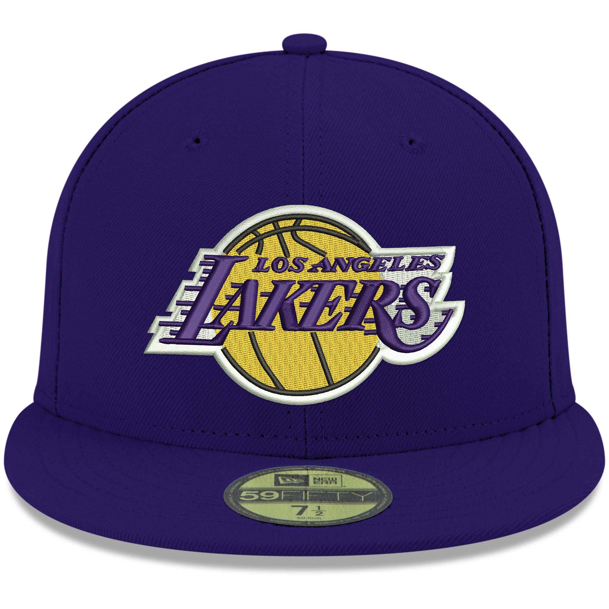 Official Los Angeles Lakers mens los angeles lakers new era purple official team color 59fifty fitted hat | Lakers Shop