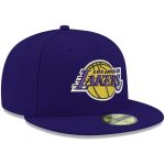 Official Los Angeles Lakers mens los angeles lakers new era purple official team color 59fifty fitted hat | Lakers Shop
