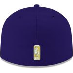 Official Los Angeles Lakers mens los angeles lakers new era purple official team color 59fifty fitted hat | Lakers Shop