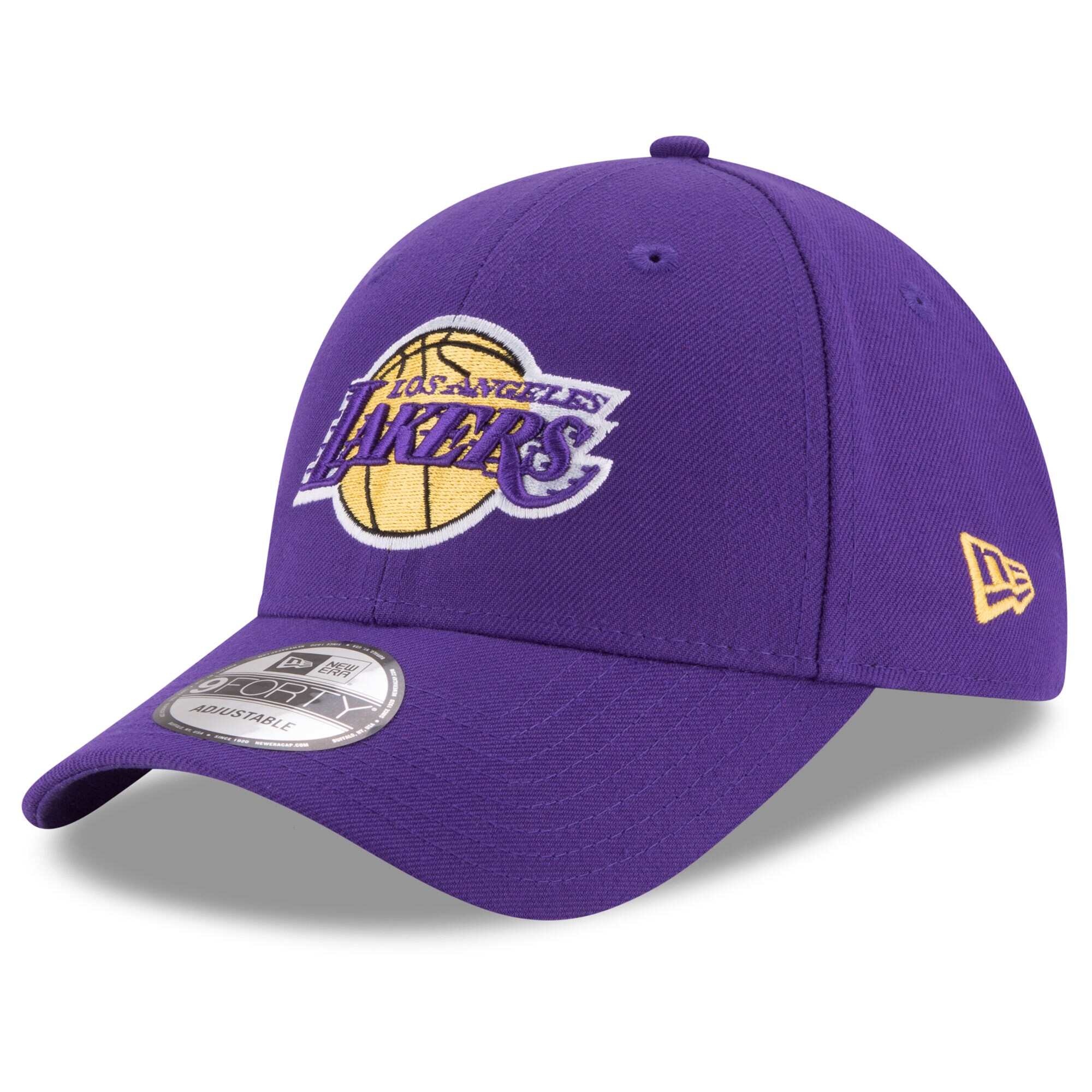 Official Los Angeles Lakers mens los angeles lakers new era purple official team color 9forty adjustable hat | Lakers Shop