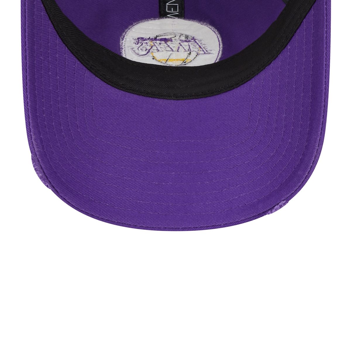 Official Los Angeles Lakers mens los angeles lakers new era purple rally drive distressed patch 9twenty trucker adjustable hat | Lakers Shop