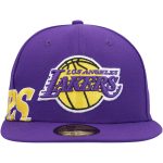 Official Los Angeles Lakers mens los angeles lakers new era purple side arch jumbo 59fifty fitted hat | Lakers Shop