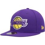 Official Los Angeles Lakers mens los angeles lakers new era purple side arch jumbo 59fifty fitted hat | Lakers Shop