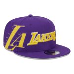 Official Los Angeles Lakers mens los angeles lakers new era purple side logo 9fifty snapback hat | Lakers Shop
