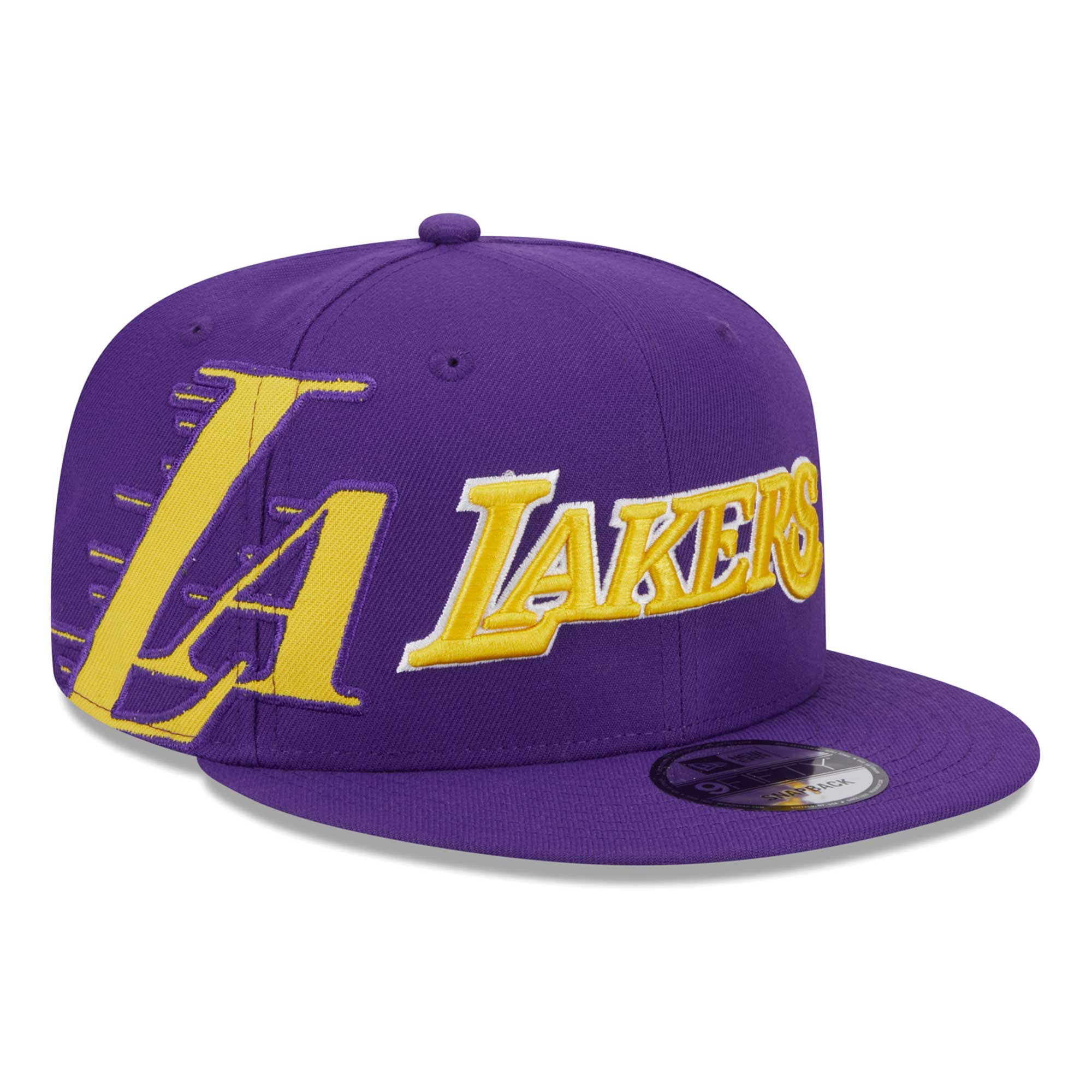 Official Los Angeles Lakers mens los angeles lakers new era purple side logo 9fifty snapback hat | Lakers Shop