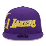 Official Los Angeles Lakers mens los angeles lakers new era purple side logo 9fifty snapback hat | Lakers Shop