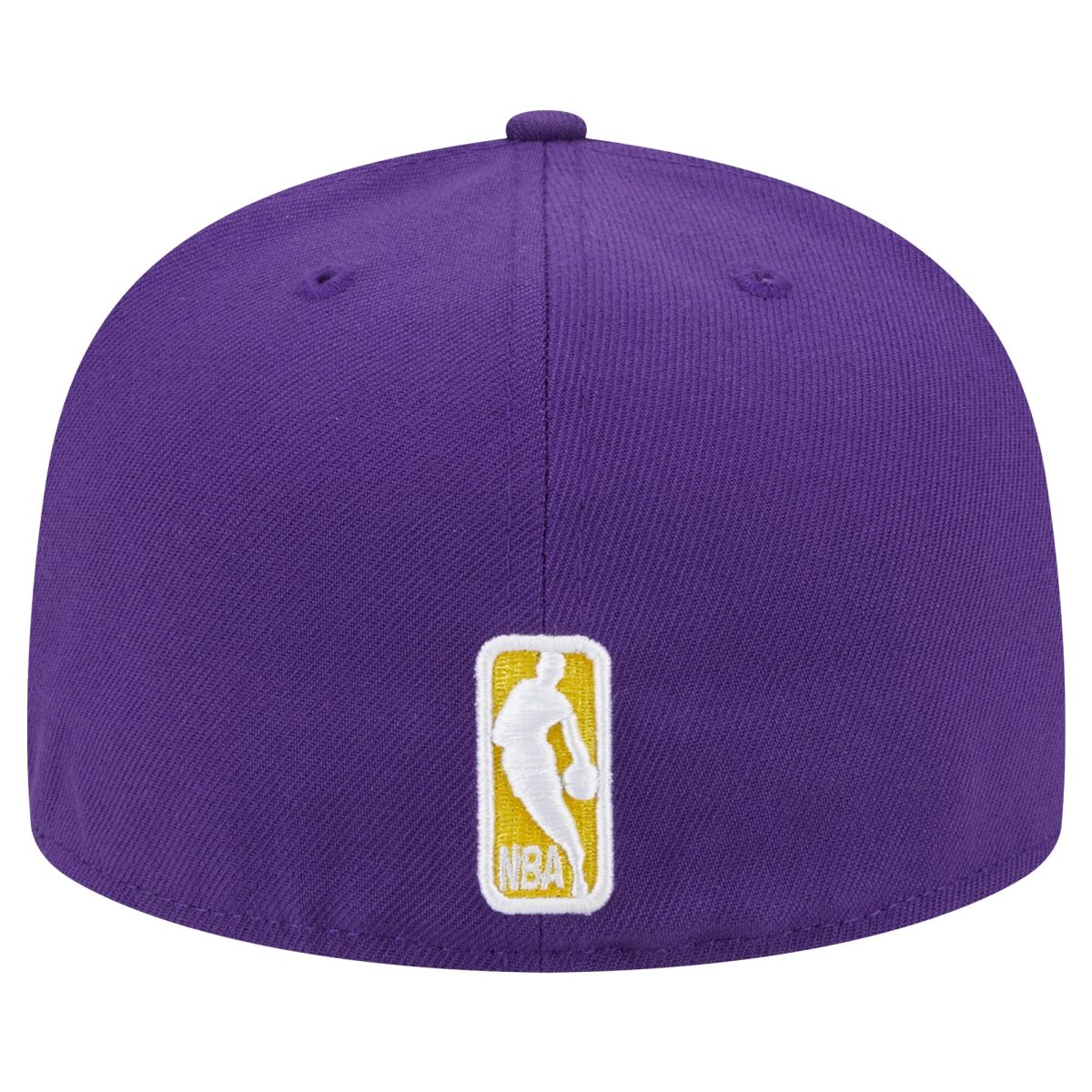 Official Los Angeles Lakers mens los angeles lakers new era purple sport night script sided 59fifty fitted hat | Lakers Shop