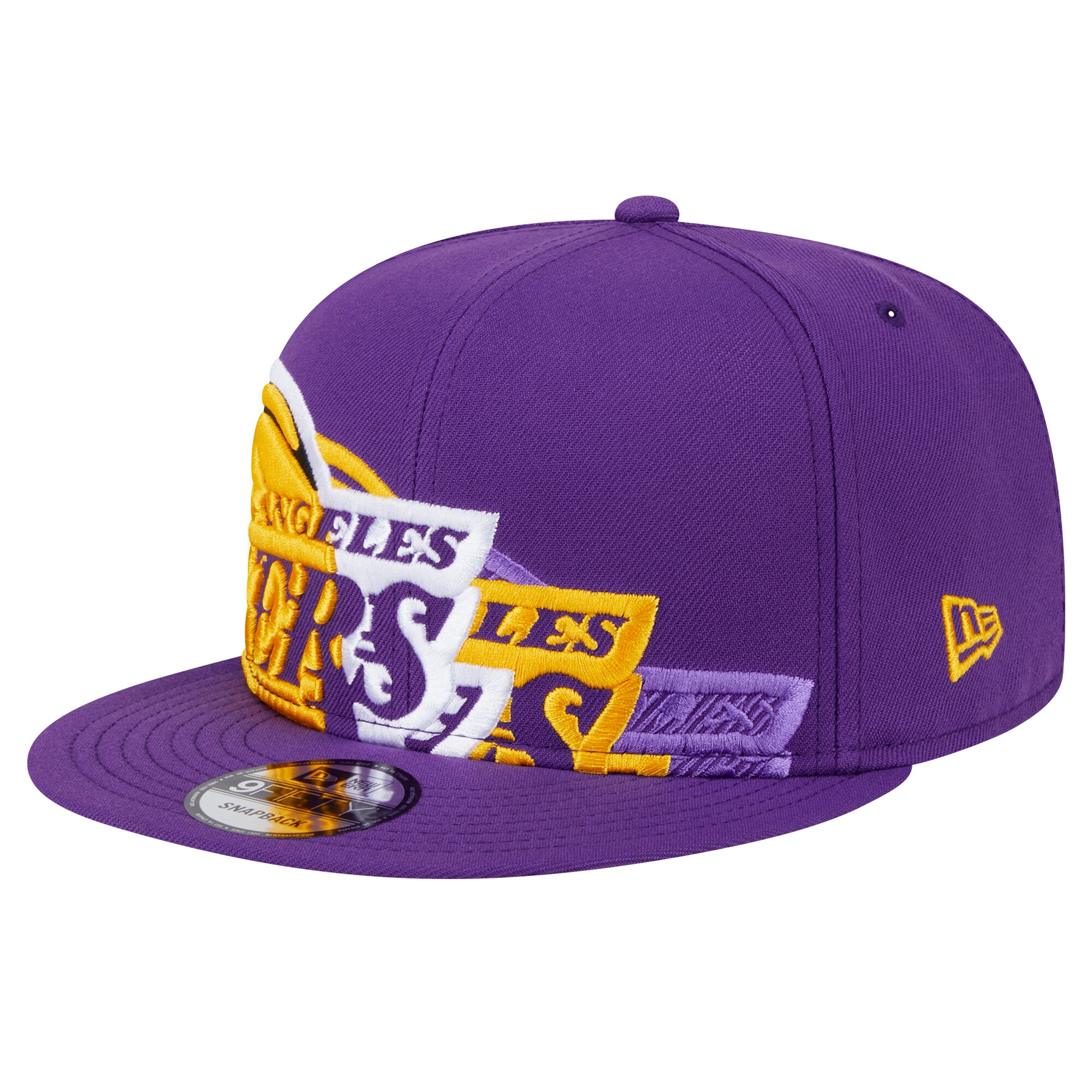 Official Los Angeles Lakers mens los angeles lakers new era purple sport night team shadow 9fifty snapback hat | Lakers Shop