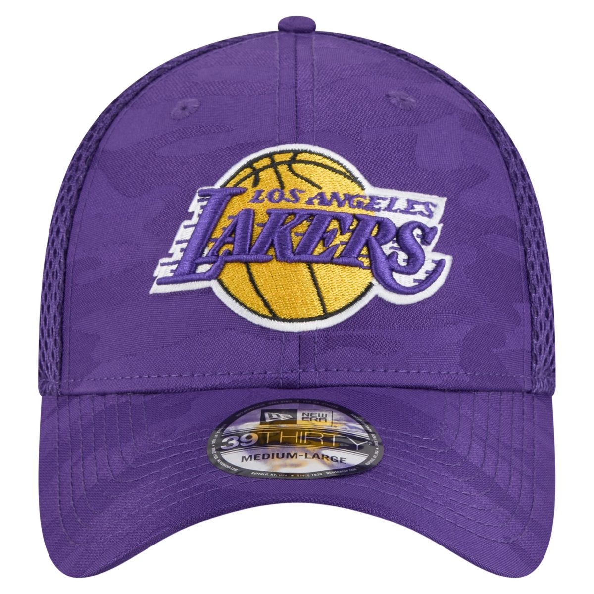 Official Los Angeles Lakers mens los angeles lakers new era purple subtle camo 39thirty flex hat | Lakers Shop