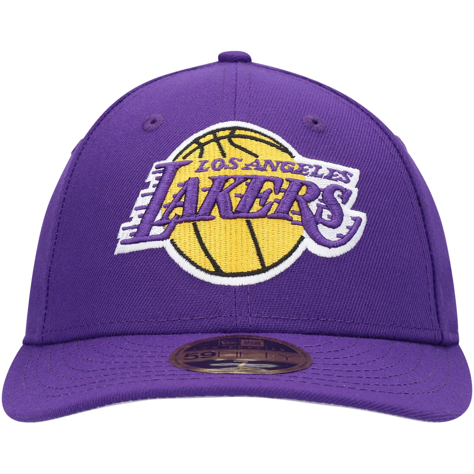 Official Los Angeles Lakers mens los angeles lakers new era purple team low profile 59fifty fitted hat | Lakers Shop