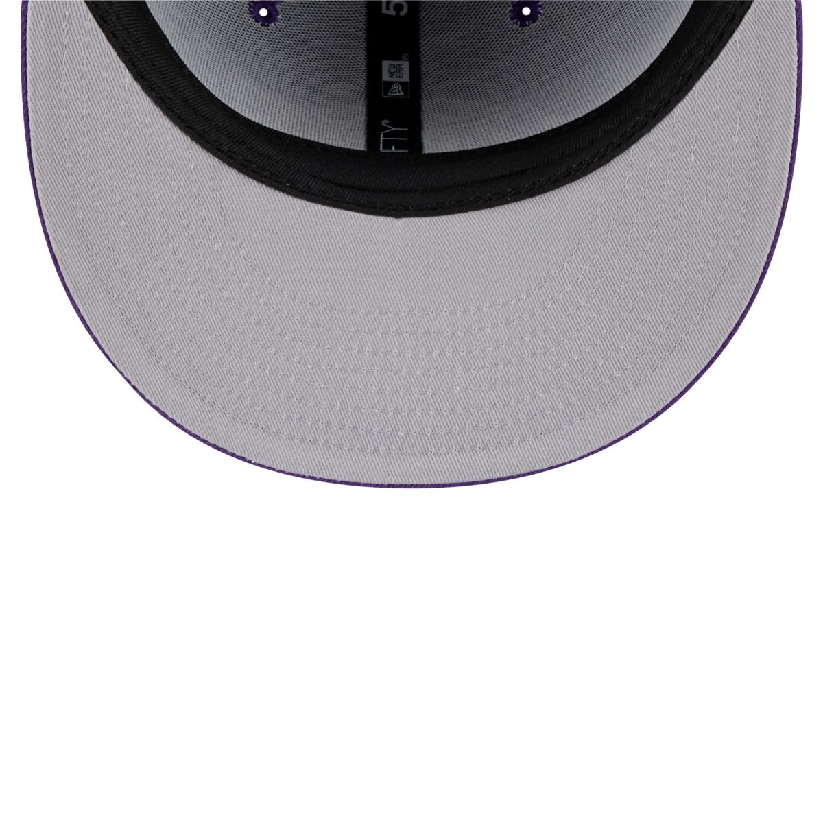 Official Los Angeles Lakers mens los angeles lakers new era purple throwback pennant 59fifty fitted hat | Lakers Shop