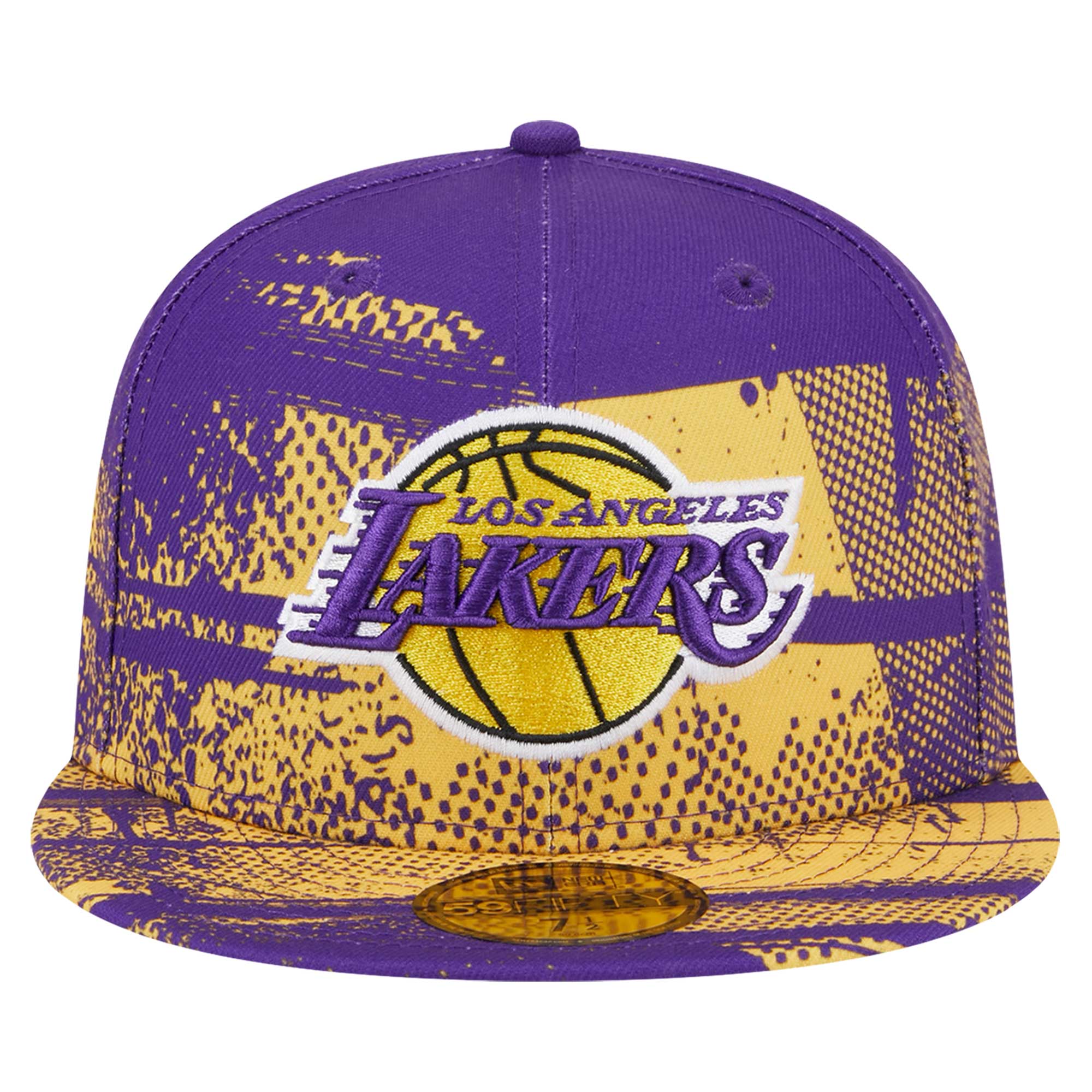 Official Los Angeles Lakers mens los angeles lakers new era purple tip-off 59fifty fitted hat | Lakers Shop