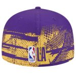 Official Los Angeles Lakers mens los angeles lakers new era purple tip-off 59fifty fitted hat | Lakers Shop