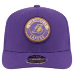 Official Los Angeles Lakers mens los angeles lakers new era purple victory grove circle patch 9seventy adjustable hat | Lakers Shop