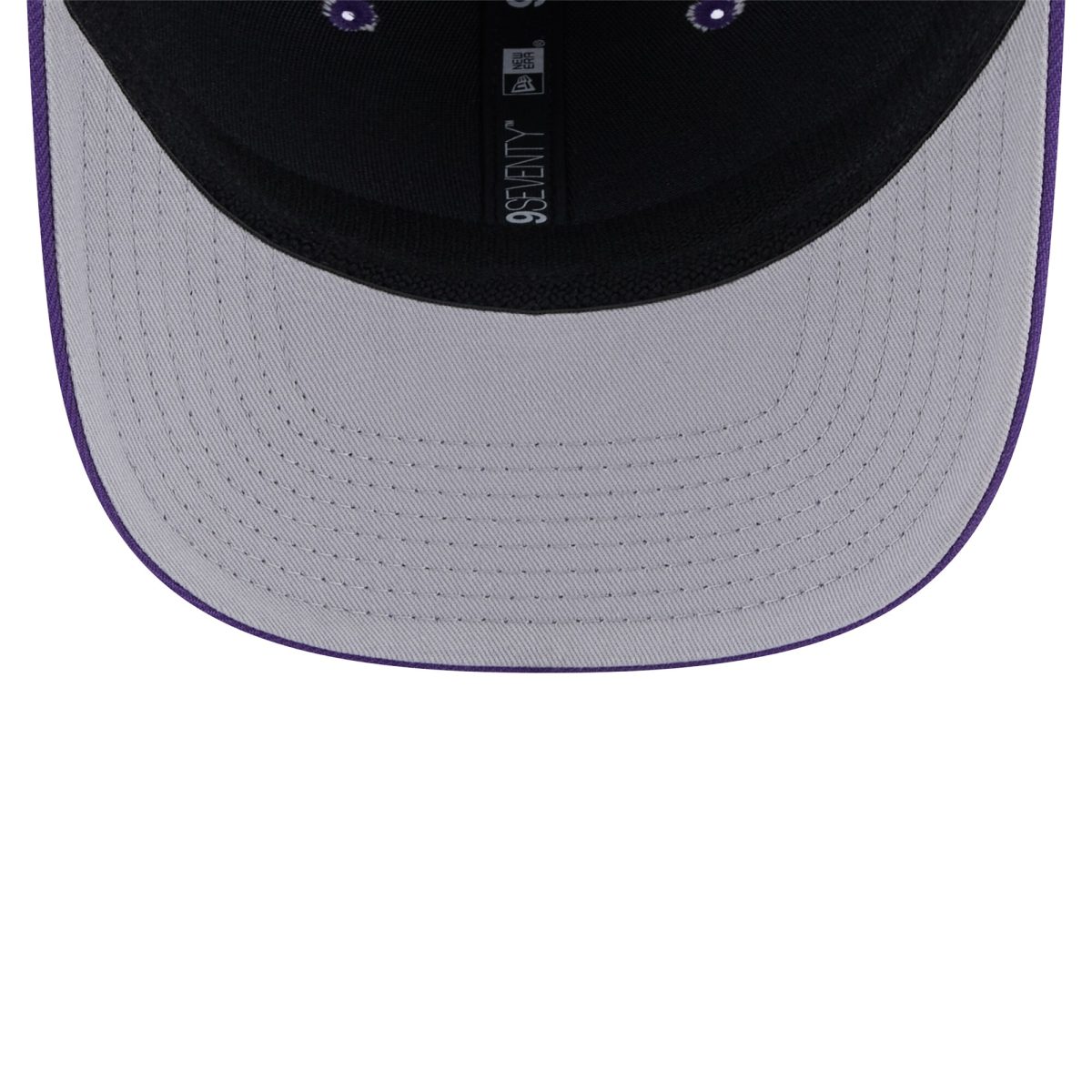 Official Los Angeles Lakers mens los angeles lakers new era purple victory grove circle patch 9seventy adjustable hat | Lakers Shop