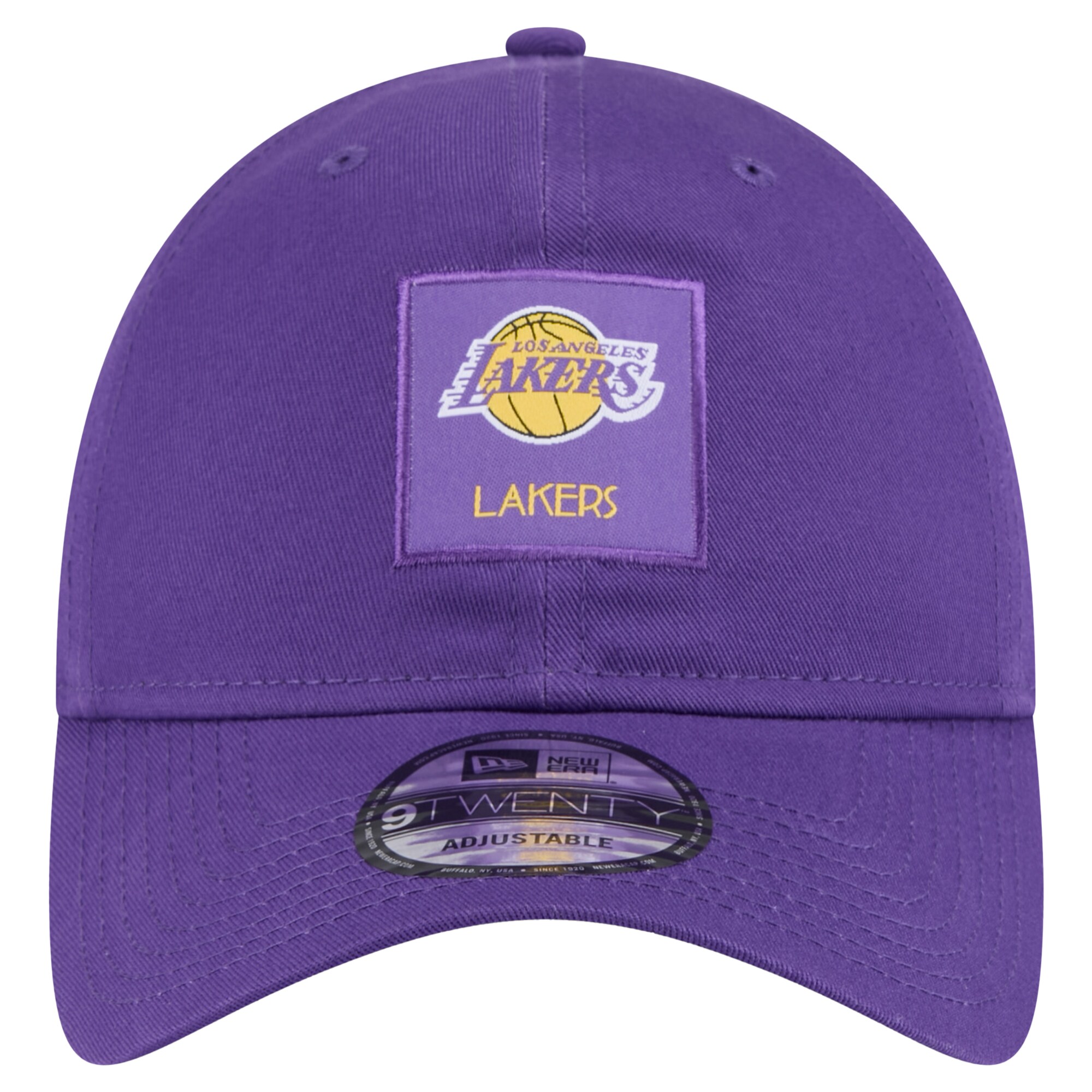 Official Los Angeles Lakers mens los angeles lakers new era purple victory grove patch 9twenty adjustable hat | Lakers Shop