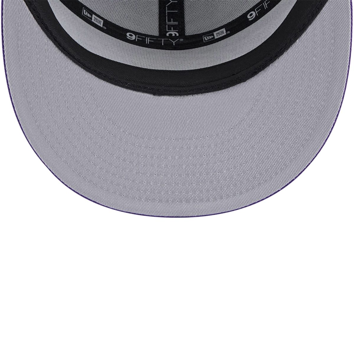 Official Los Angeles Lakers mens los angeles lakers new era purple victory grove split panel 9fifty snapback hat | Lakers Shop