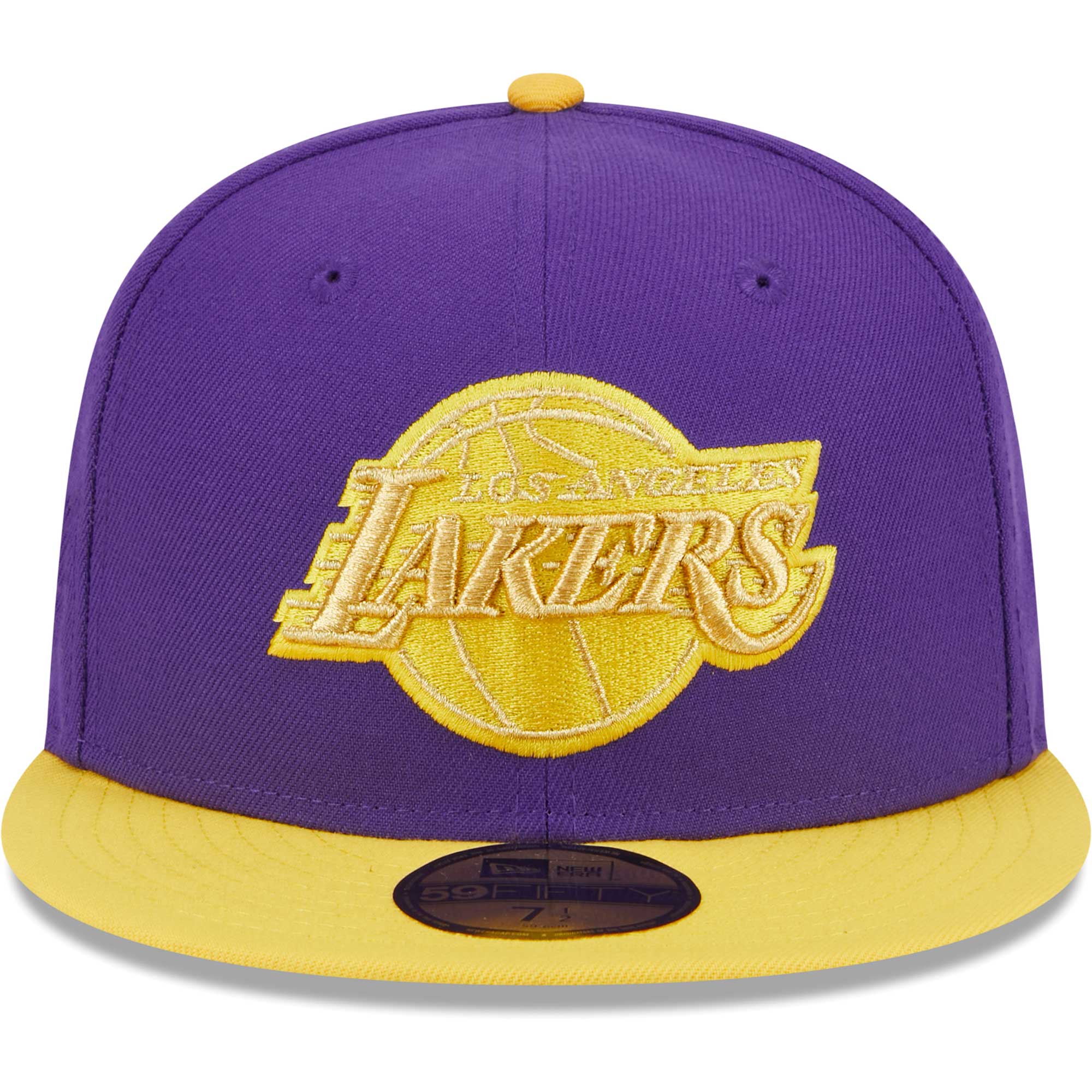 Official Los Angeles Lakers mens los angeles lakers new era purplegold gameday gold pop stars 59fifty fitted hat | Lakers Shop